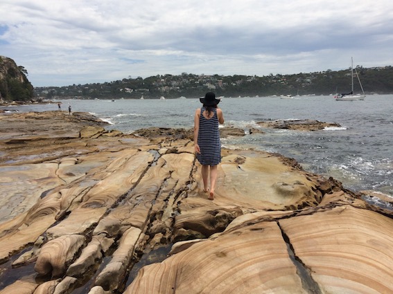 Walking on Beach